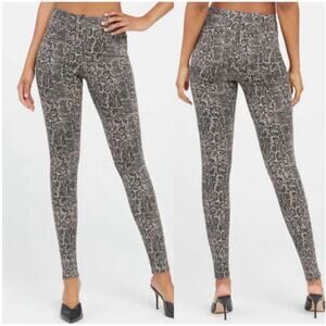 NEW Spanx Jean-Ish Leggings Desert Dot Pants Size Medium